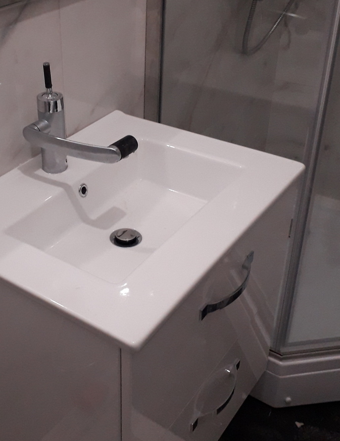 Установка раковины Установка раковины